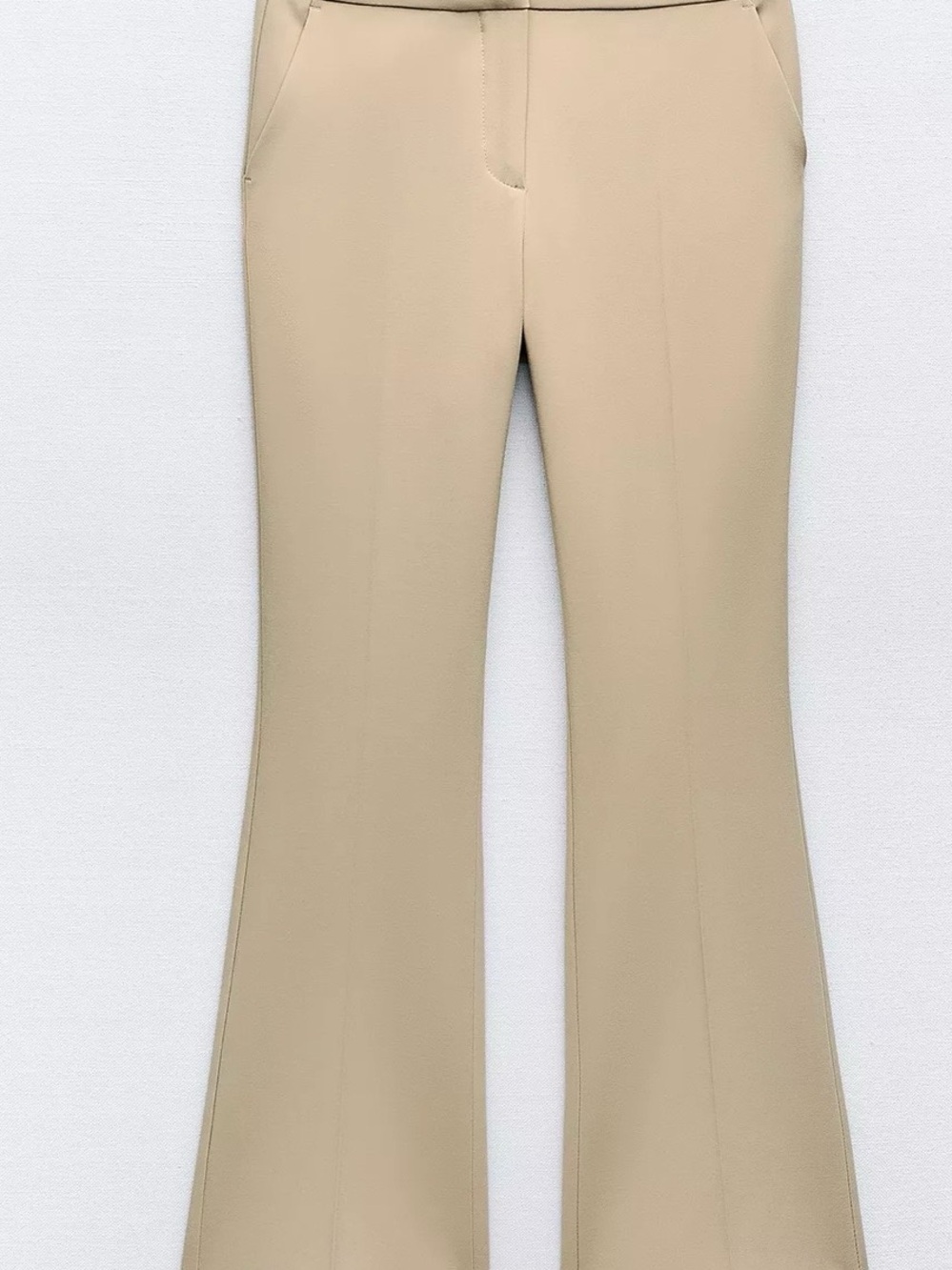 Zara FLARED HIGH WAIST PANTS